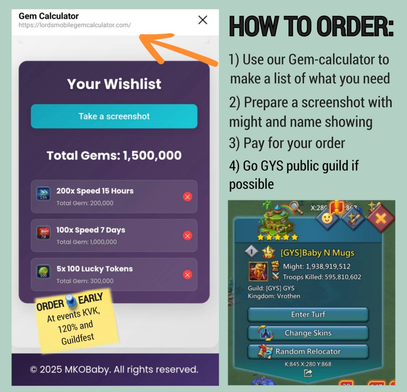 How to order guide